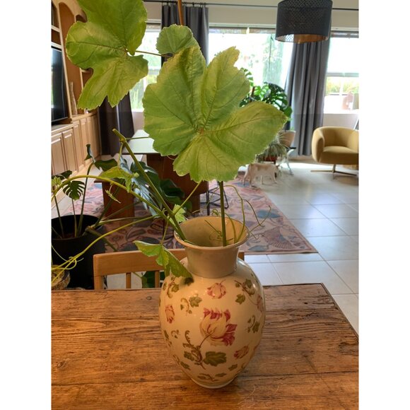 VTG Antique Johann Haviland Bavaria Floral Large Ceramic Vase 11" x 7"  O10116 - Picture 5 of 9